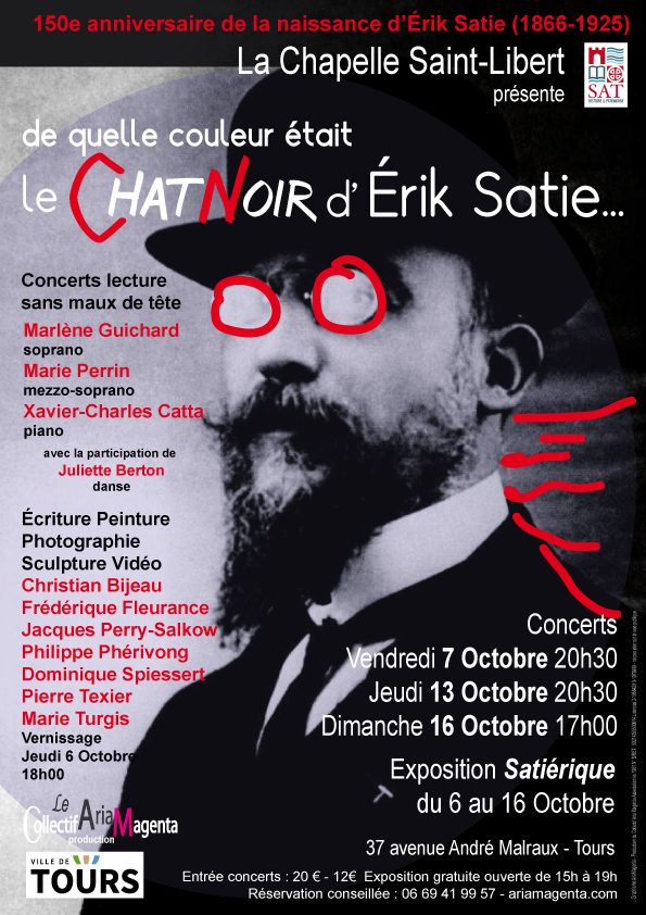 Exposition Eric Satie à Saint-Libert